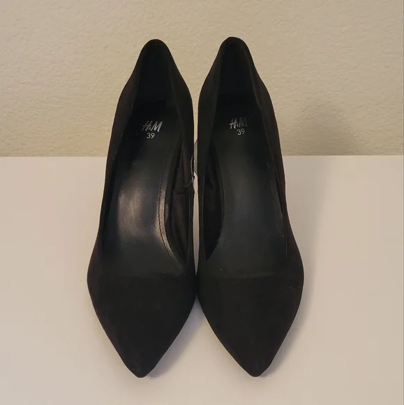 H&M Black Suede Heels - Picture 4 of 8